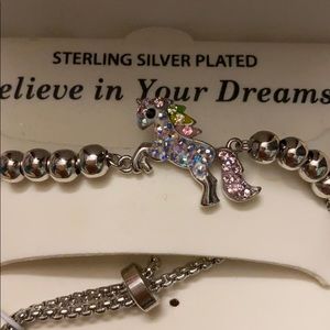 Sterling Silver Unicorn Bracelet